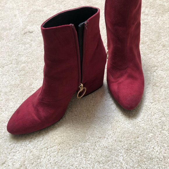 Top shop red booties - Picture 2 of 6